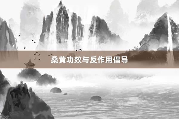 桑黄功效与反作用倡导